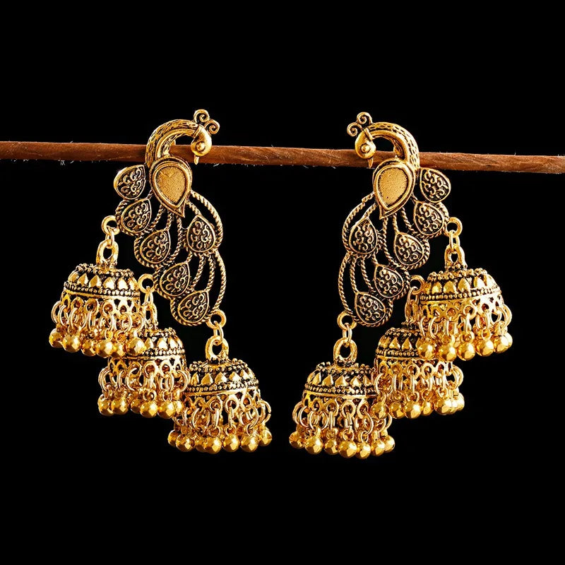 Vintage Ethnic Bollywood Indian Earrings