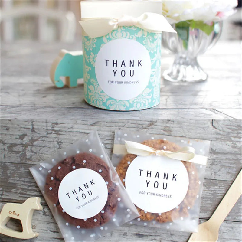 Translucent Dots Cookie Packaging Bags