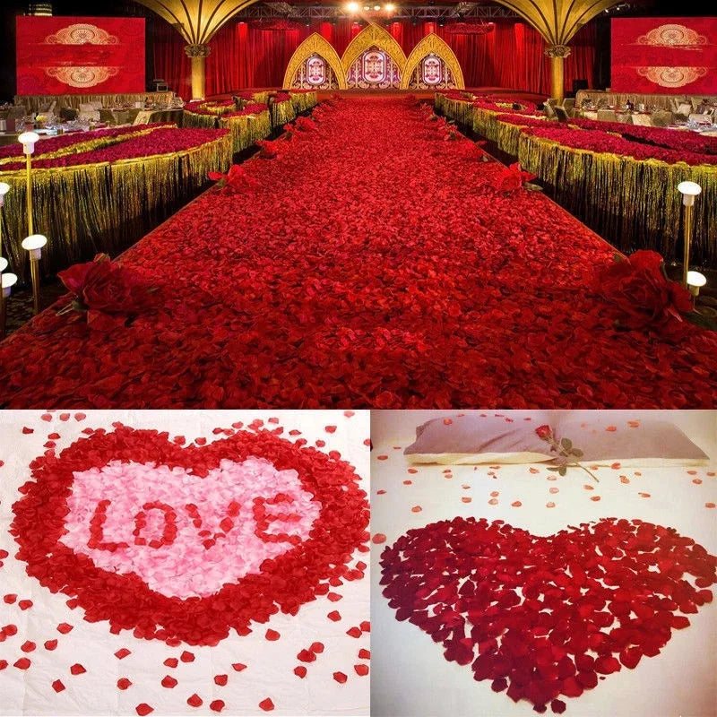 Romantic Artificial Rose Petals Bulk