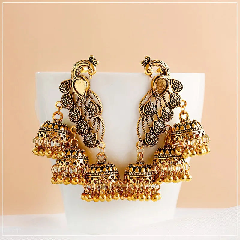 Vintage Ethnic Bollywood Indian Earrings