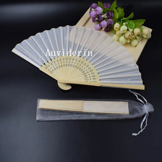 Personalized Bamboo Wedding Hand Fans