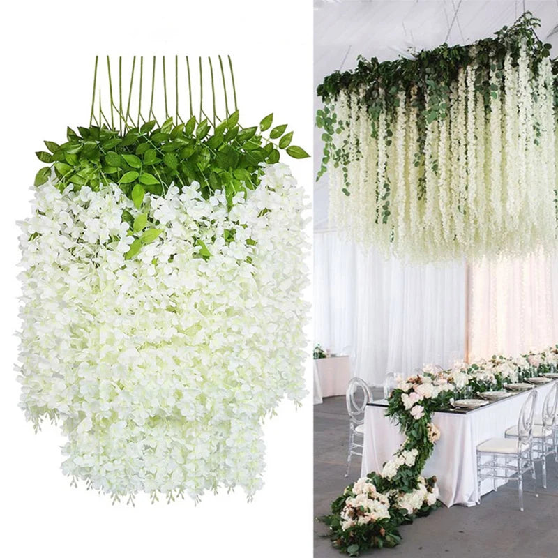 Artificial Wisteria Garland Wedding Decor