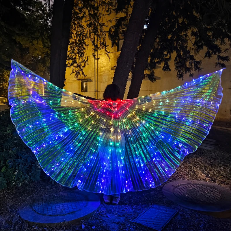 LED Butterfly Dance Wings Cloak