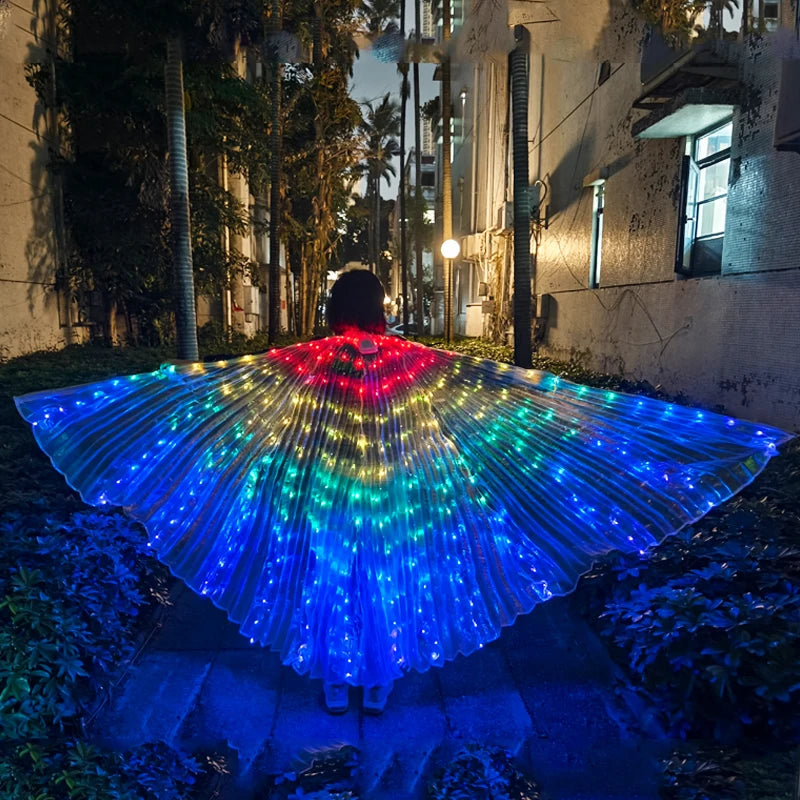 LED Butterfly Dance Wings Cloak