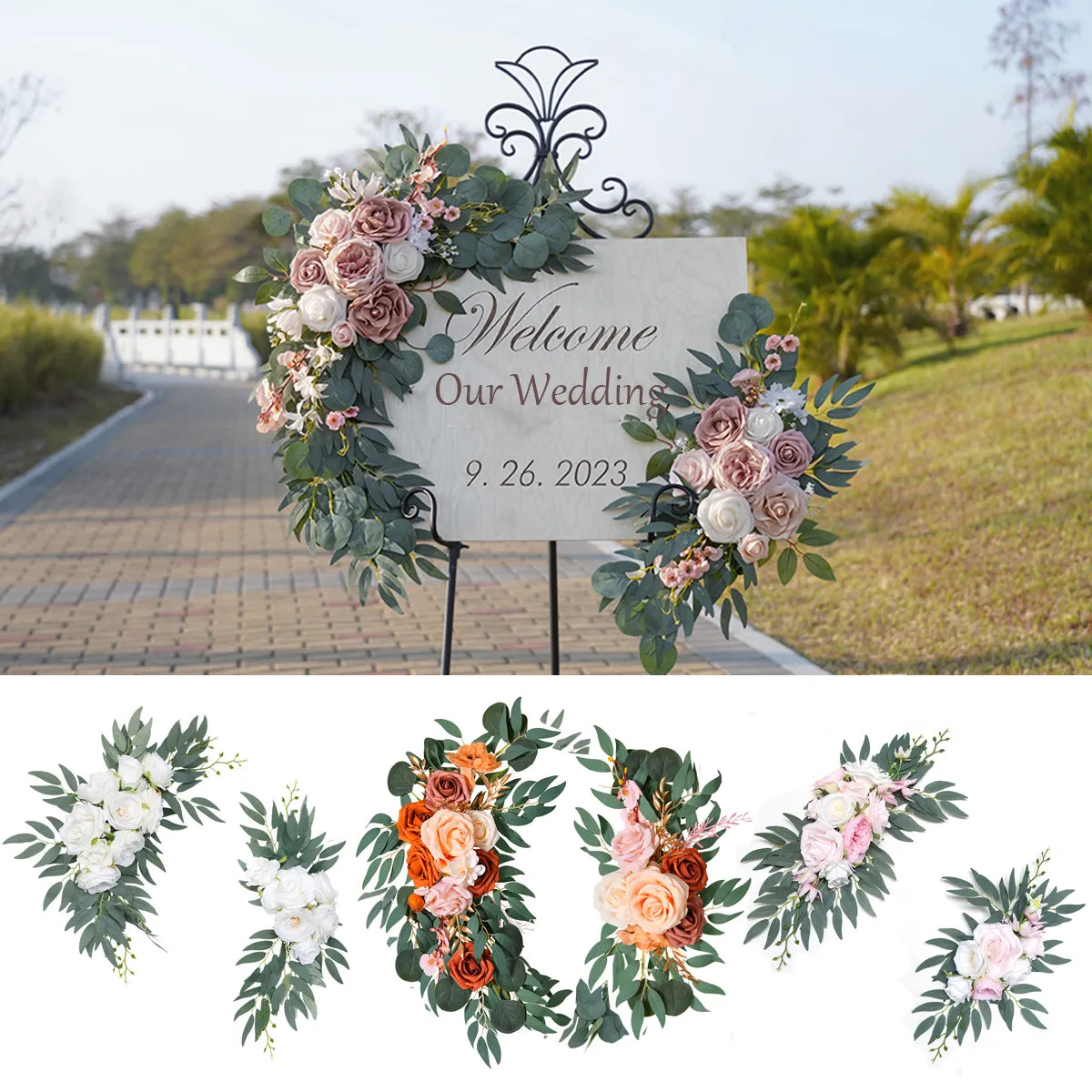 Boho Wedding Arch Flowers Kit