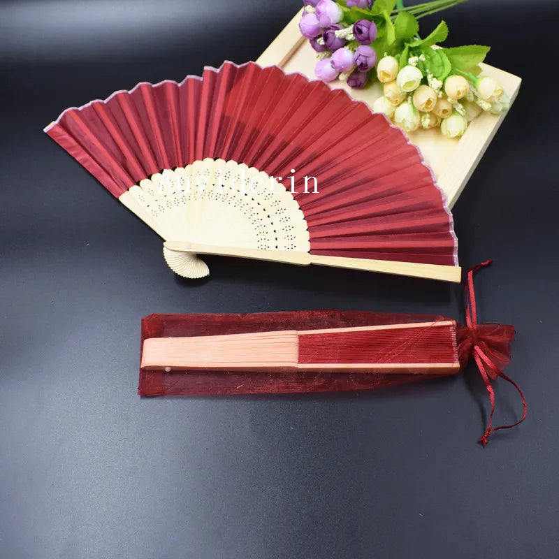 Personalized Bamboo Wedding Hand Fans