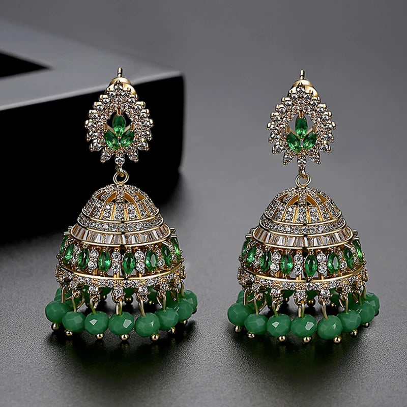 Vintage Gold Plated Jhumka Earrings