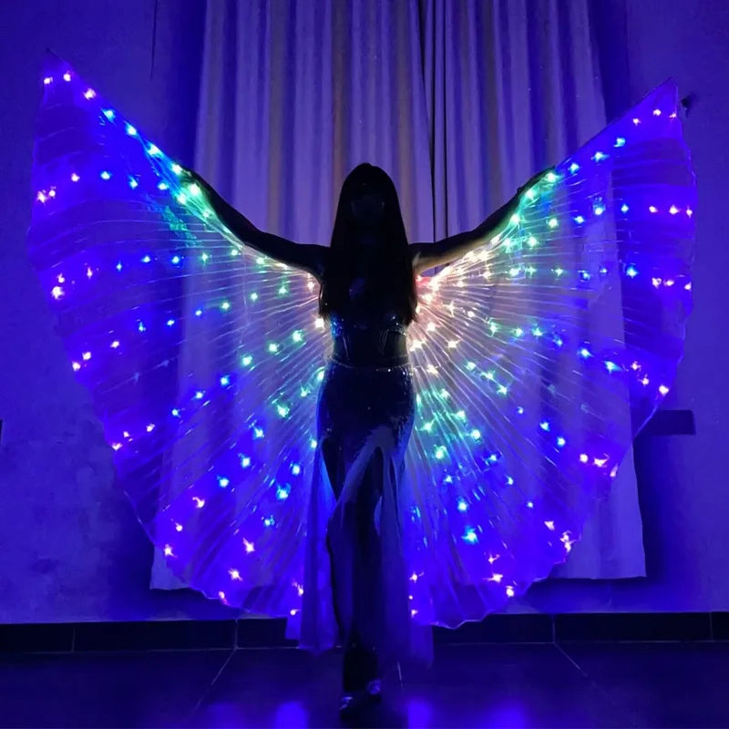 LED Butterfly Dance Wings Cloak